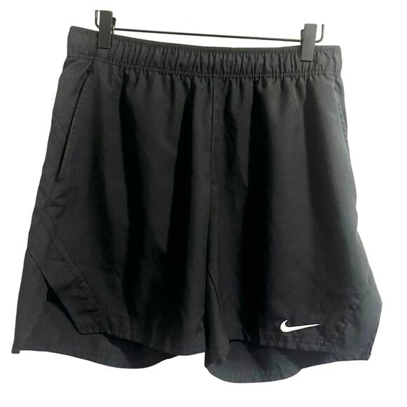 Nike Dri-Fit Running Shorts in Black 5" Inseam Men's M - Picture 1 of 8